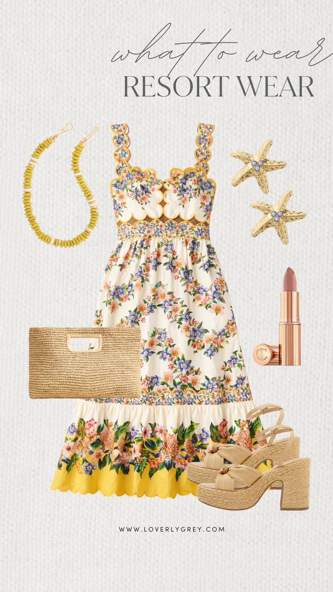 Loverly Grey, what to wear for resort wear! I am loving this floral dress with the fun cutouts! I’d pair the look with target heels, a raffia purse, and beaded statement necklace! Loverly Grey, what to wear, resort wearr

#LTKootd #LTKSeasonal #LTKgrwm