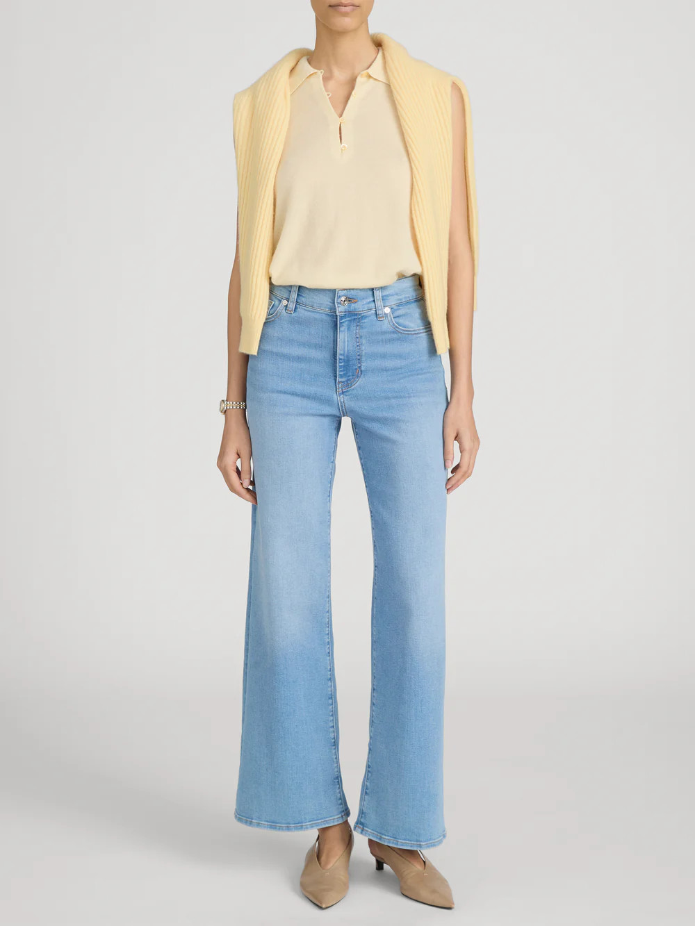 LE SLIM PALAZZO HONEYMOON | Frame Denim