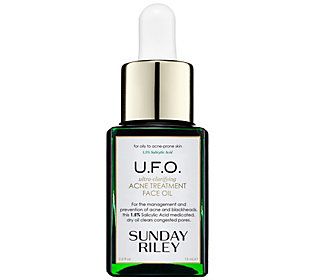 Sunday Riley U.F.O. Ultra-Clarifying Acne Treat ment Oil, 0.5 | QVC