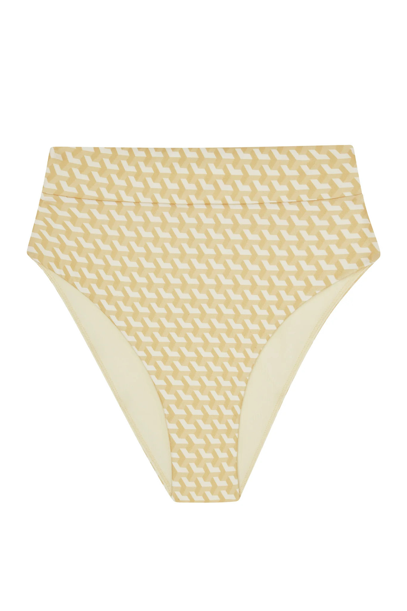 Sorrento Bottom - Ivory Geo | Monday Swimwear