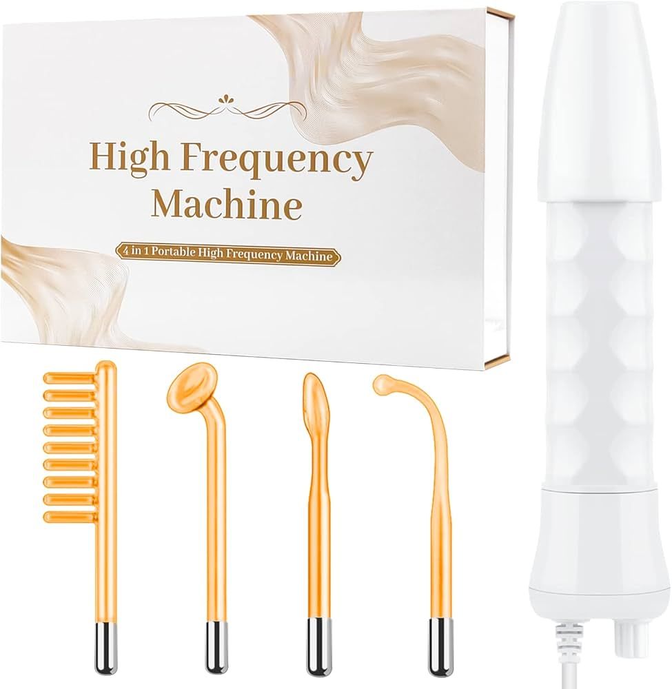 High Frequency Facial Wand - Uaike Orange Portable Handheld High Frequency Facial Machine - with ... | Amazon (US)