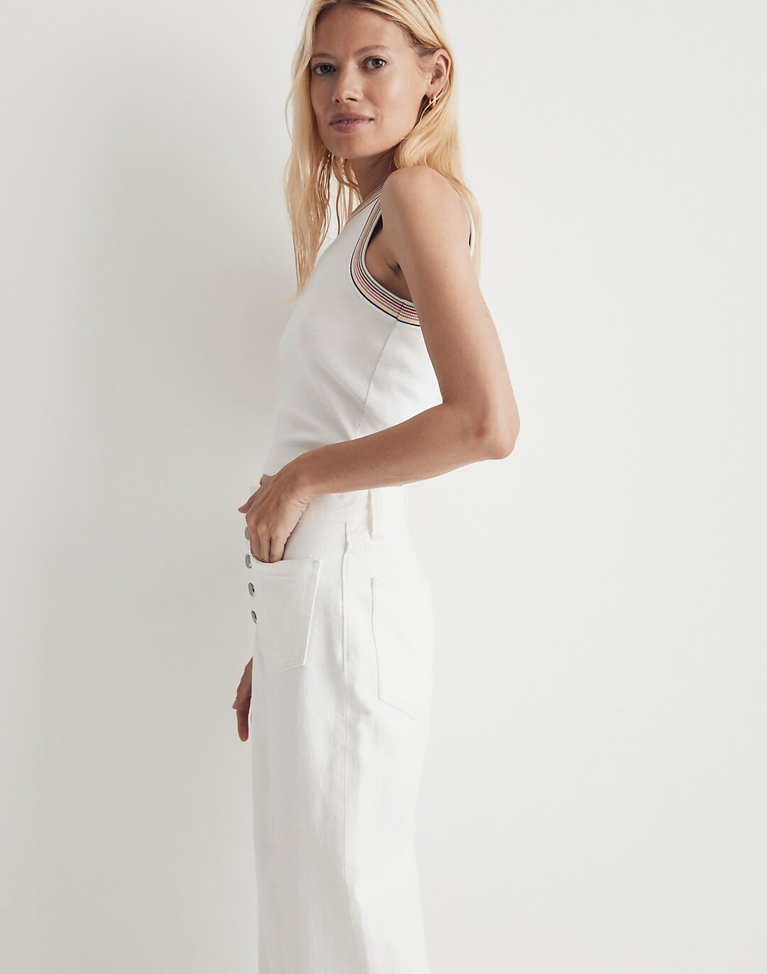 The Pride Brightside Crop Tank | Madewell