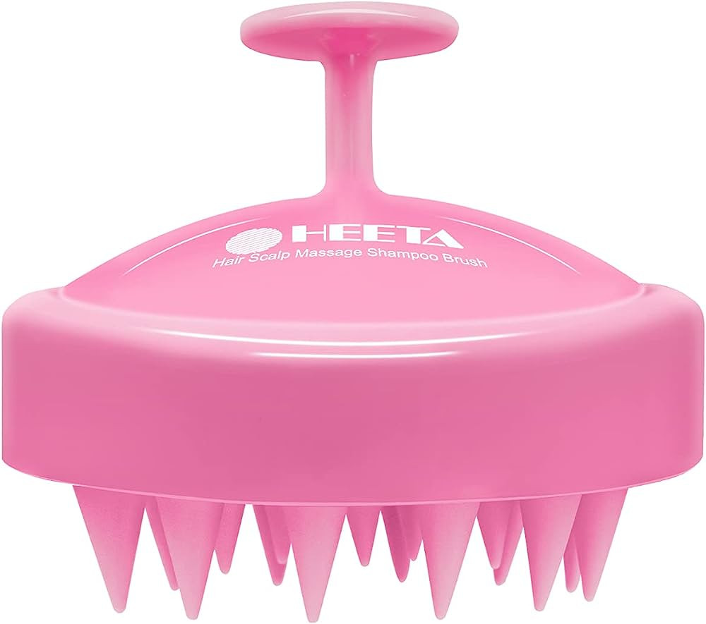 HEETA Hair Shampoo Brush, Scalp Care Hair Brush with Soft Silicone Scalp Massager (Rose Pink) | Amazon (US)