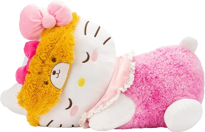 Jazwares Hello Kitty and Friends - Hello Kitty 18-inch Sleeping Plush | Amazon (US)