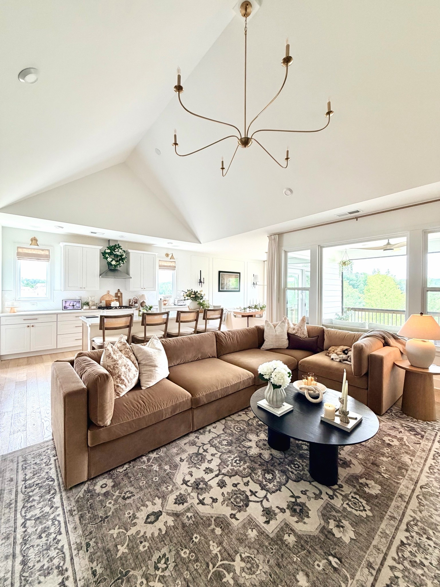 Neutral layers, cozy textures, and warm wood tones make this open-concept space feel like home 🤍 From the oversized sectional to the vintage-inspired rug and soft lighting, every detail was chosen to create a calm and welcoming atmosphere. Sharing all the details linked here for anyone wanting to recreate this cozy modern cottage vibe ✨ #livingroomdecor #cozyhome #neutralhome #moderncottage #homedecor #openconceptliving #interiordesign #ltkstyle #cozylivingroom

#LTKMothersDay

#LTKHome #LTKHome
