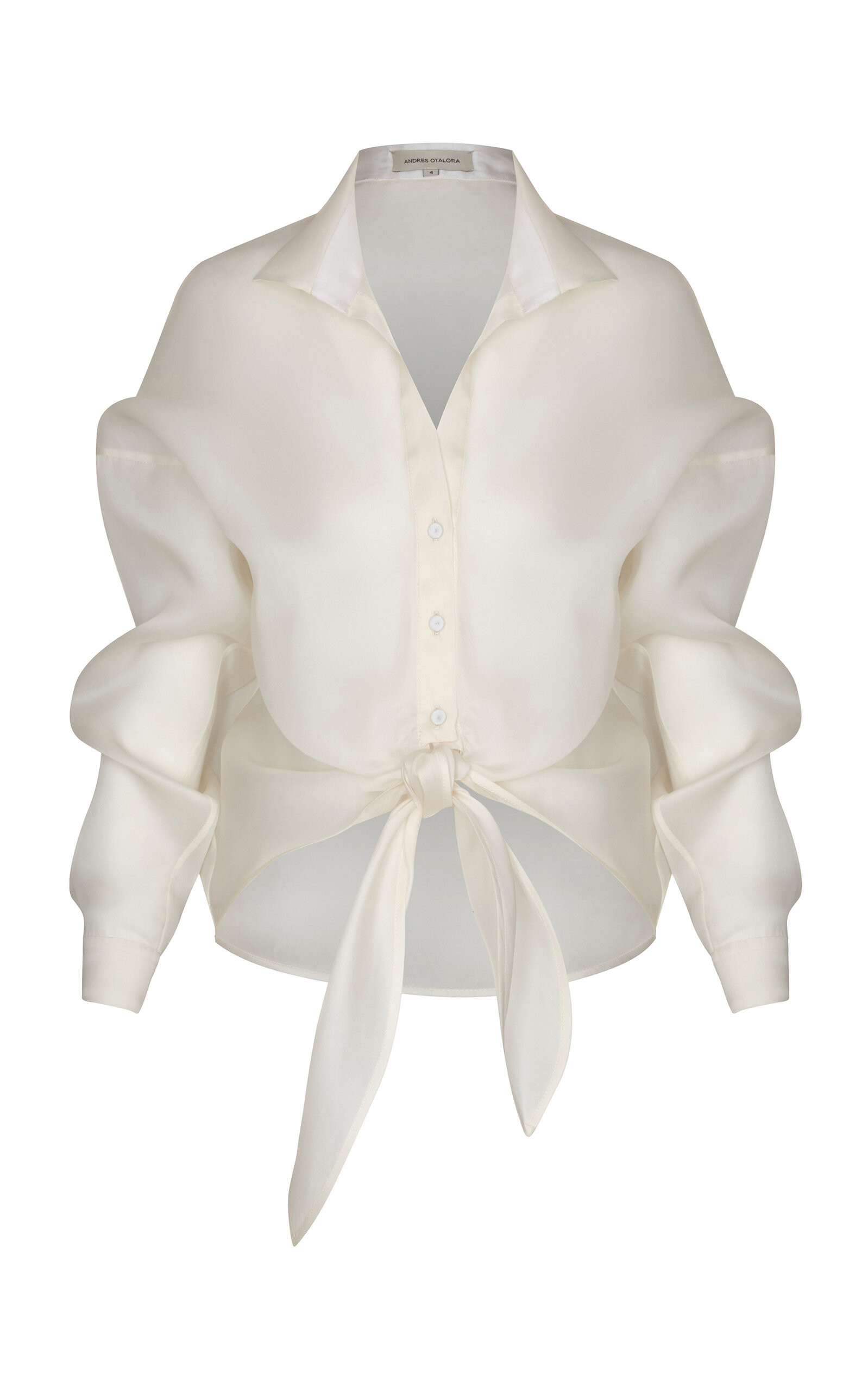 Andres Otalora Vinculo Infinito Silk Top - Moda Operandi | Moda Operandi (Global)