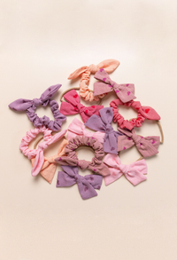 Magenta Valentine Check Poppy | Little Poppy Co