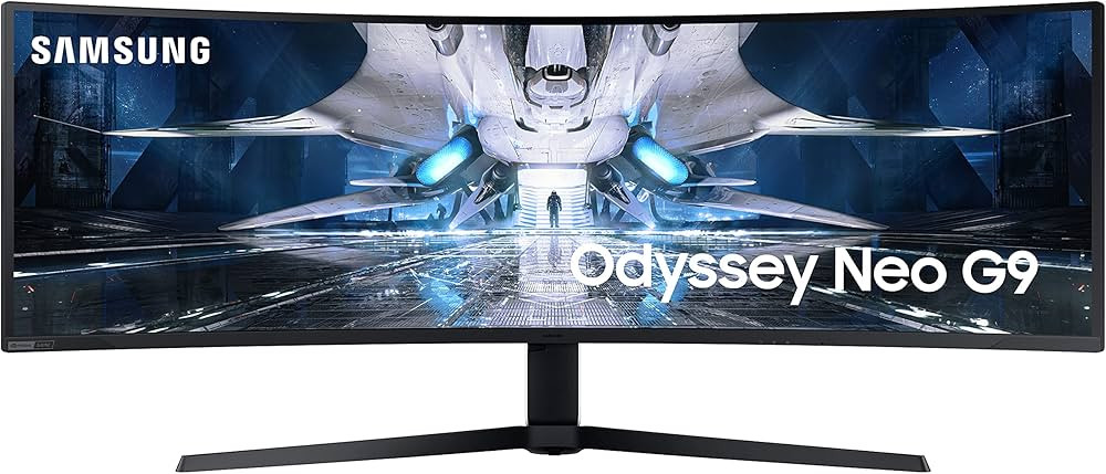SAMSUNG 49" Odyssey Neo G9 G95NA Gaming Monitor, 4K UHD Mini LED Display, Curved Screen, 240Hz, 1... | Amazon (US)