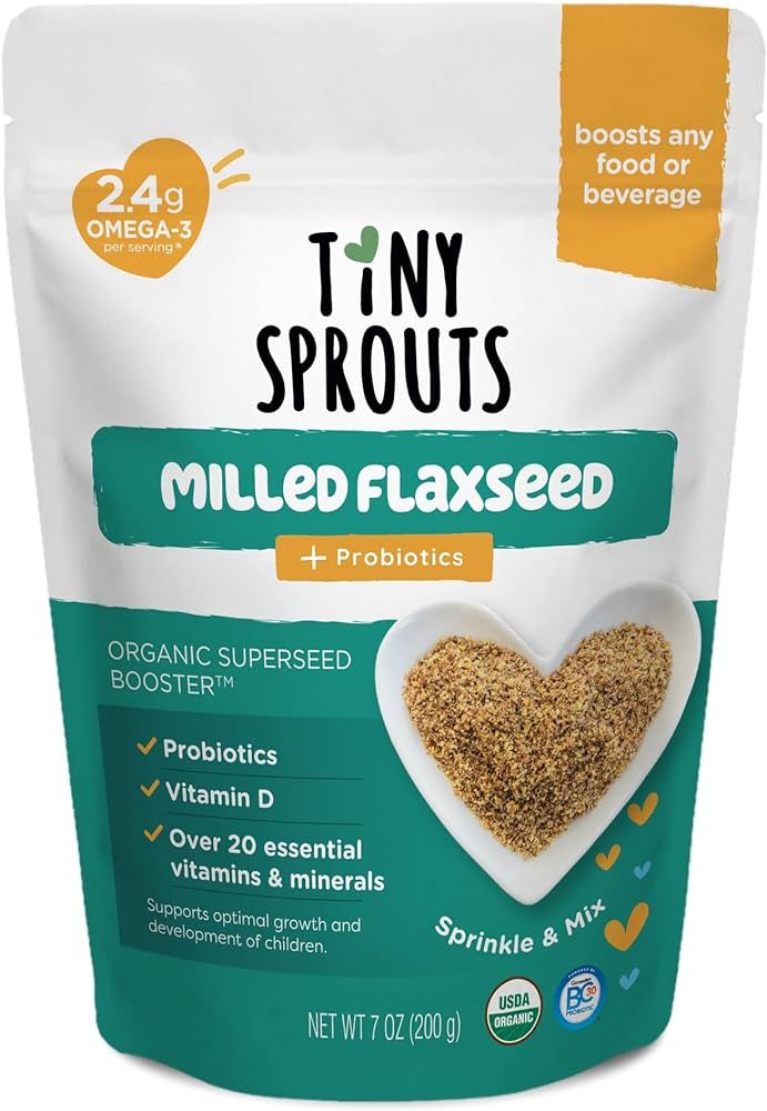 Superseed Organic Milled Flax Seed with Vitamin D + PROBIOTICS, Omega-3s Prebiotic Fiber Protein,... | Amazon (US)