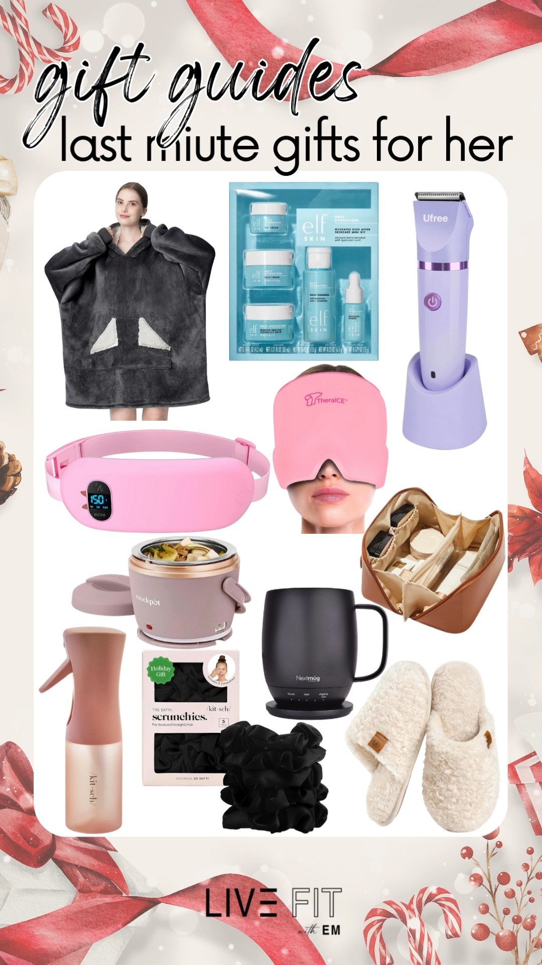 Still need last-minute gifts for her? These cozy, stylish, and practical items are perfect for any woman on your list. #LastMinuteGifts #GiftGuide #HolidayShopping #CozyStyle #PracticalGifts #BeautyEssentials #StockingStuffers #GiftIdeas													 

 #LTKGiftGuide #LTKHoliday #LTKBeauty
