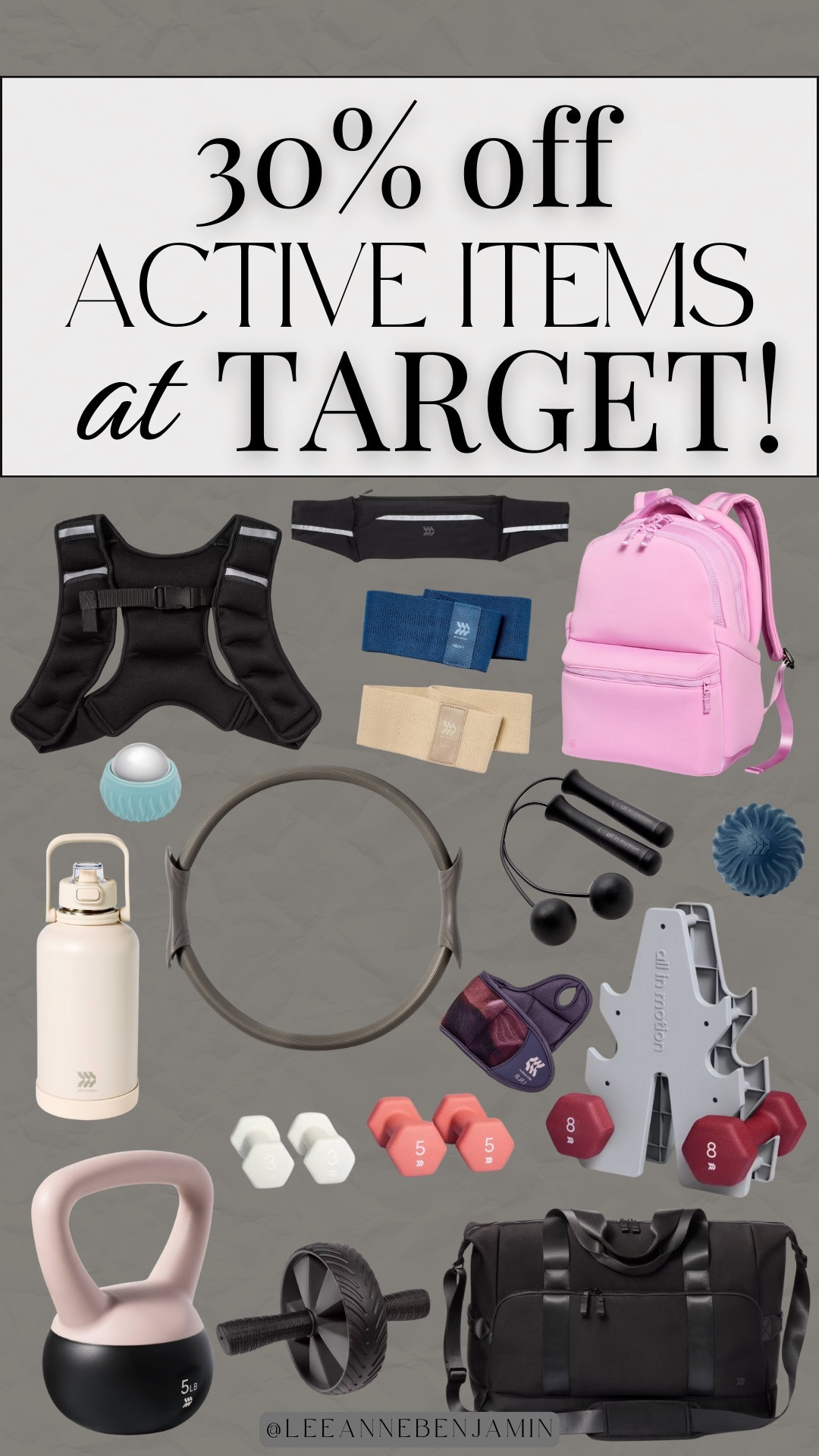 30% off active times at Target! 🎯 

#LTKActive #LTKSaleAlert #LTKfitnessgoals