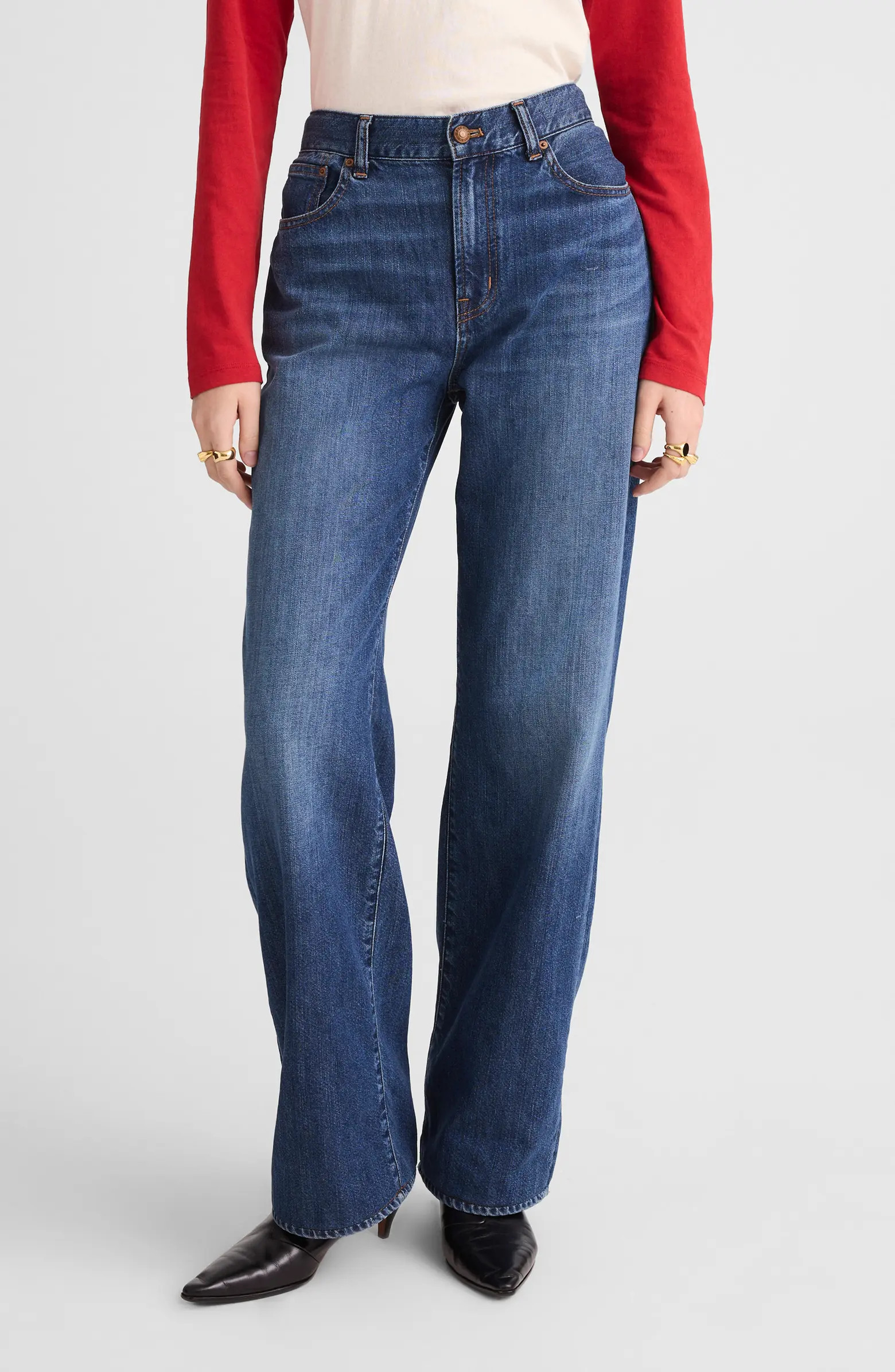 Madewell The Perfect Vintage Wide Leg Jeans | Nordstrom | Nordstrom