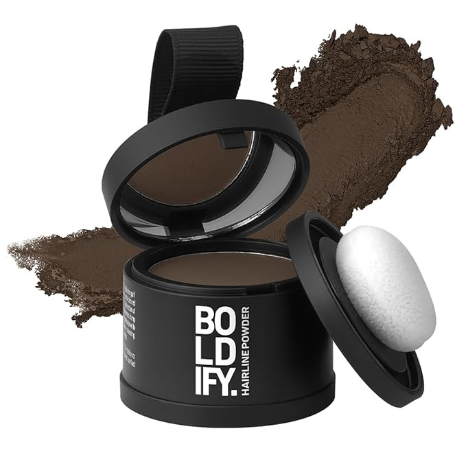 BOLDIFY Hairline Powder - Waterproof Root Touch Up Hair Color - 48-Hour Stain-Proof Thinning Hair... | Amazon (US)