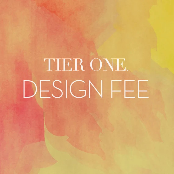 Custom Design Fee for Tier 1 Design : Purchase UPON REQUEST | Etsy | Etsy (US)