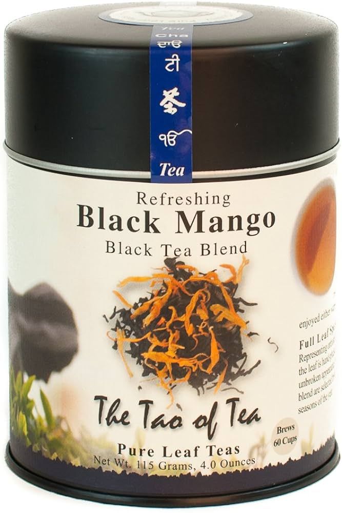 The Tao of Tea, Black Mango Black Tea, Loose Leaf, 4 Ounce Tin | Amazon (US)