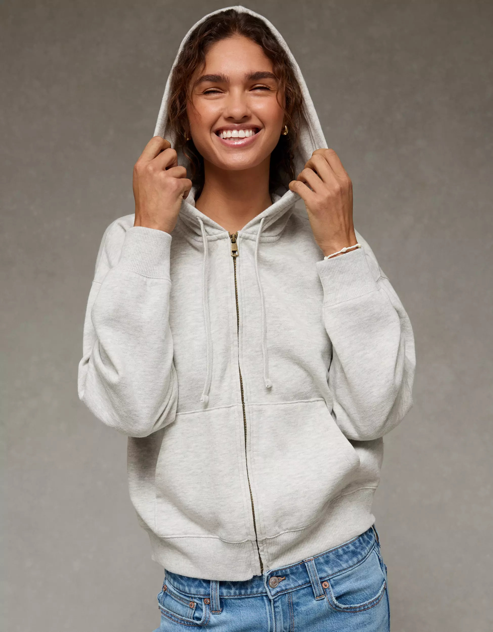 AE Full-Zip Hoodie | American Eagle Outfitters (US & CA)