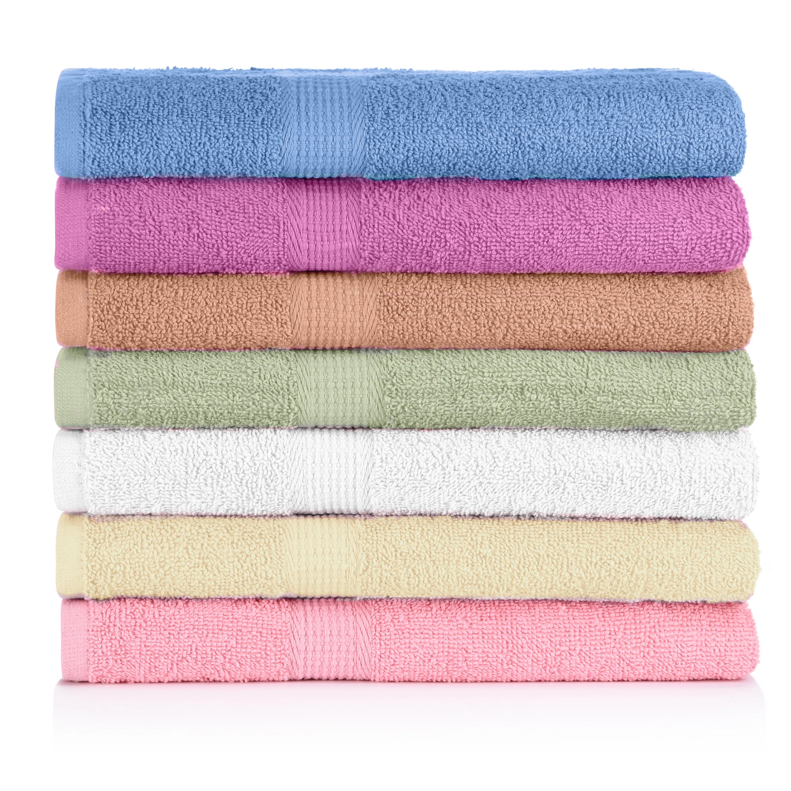 Midweight Bath Towel (Set of 7) | Wayfair North America
