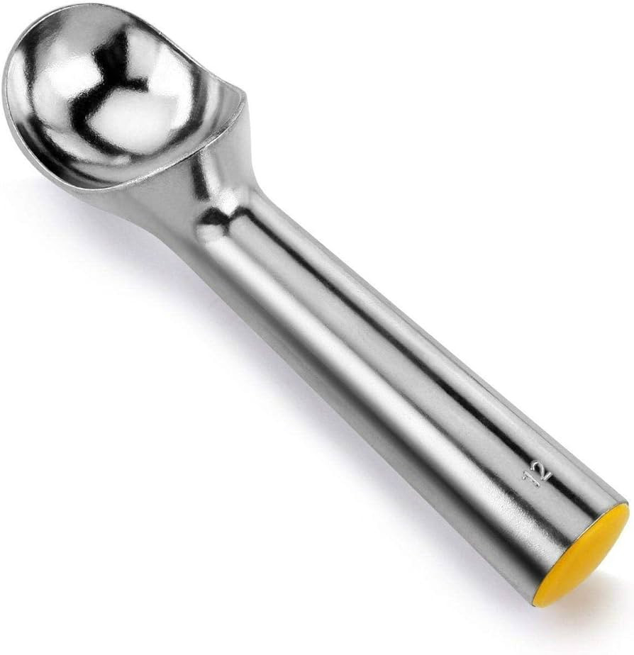 Onesource 3 Oz. (Ounce) Self-defrosting Ice Cream, Gelato, Sorbet Scoop, Scooper, Ice Cream Dippe... | Amazon (US)