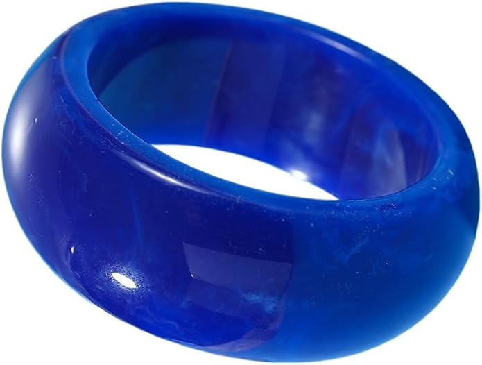 Chunky Colorful Geometric Cuff Bangle Candy Color Irregular Wide Cuff Bracelet Bangle Bracelet Vi... | Amazon (US)