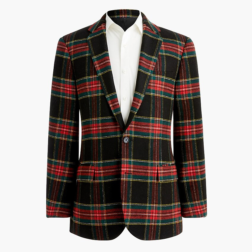 Wool-blend Thompson blazer in Stewart tartan | J.Crew Factory