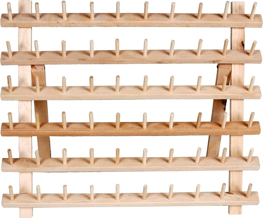 Dritz Wooden Thread Rack, 1 Count, Smooth Wood | Amazon (US)