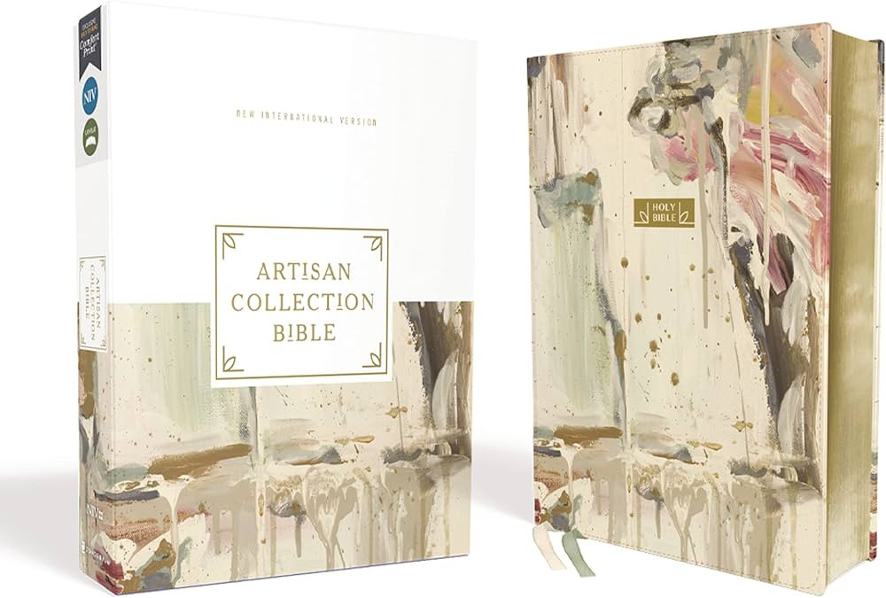 NIV, Artisan Collection Bible, Leathersoft, Multi-color/Cream, Red Letter, Comfort Print | Amazon (US)