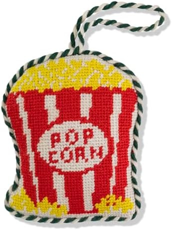 Furbish Needlepoint Icon Ornament - Cute Christmas Tree Ornament, Eclectic Holiday Decor, Stockin... | Amazon (US)