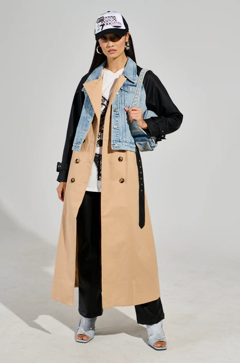 CITY SLICKER MIXED MEDIA TRENCH | AKIRA