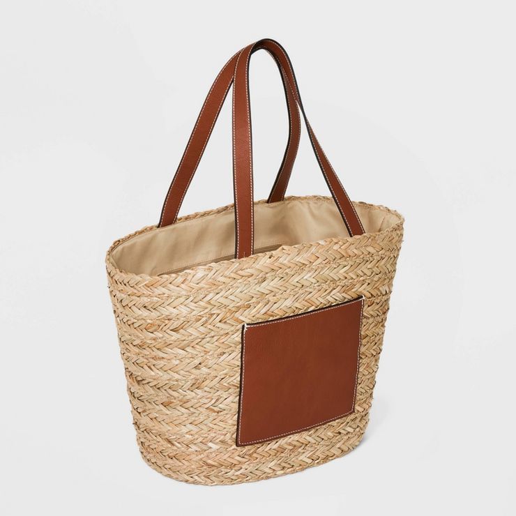 Straw Basket Tote Handbag - Universal Thread™ | Target