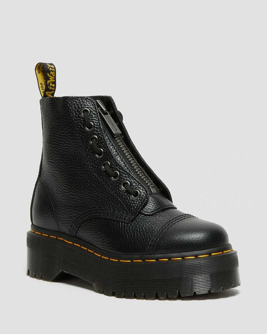 DR MARTENS Sinclair Milled Nappa Leather Platform Boots | Dr Martens (UK)