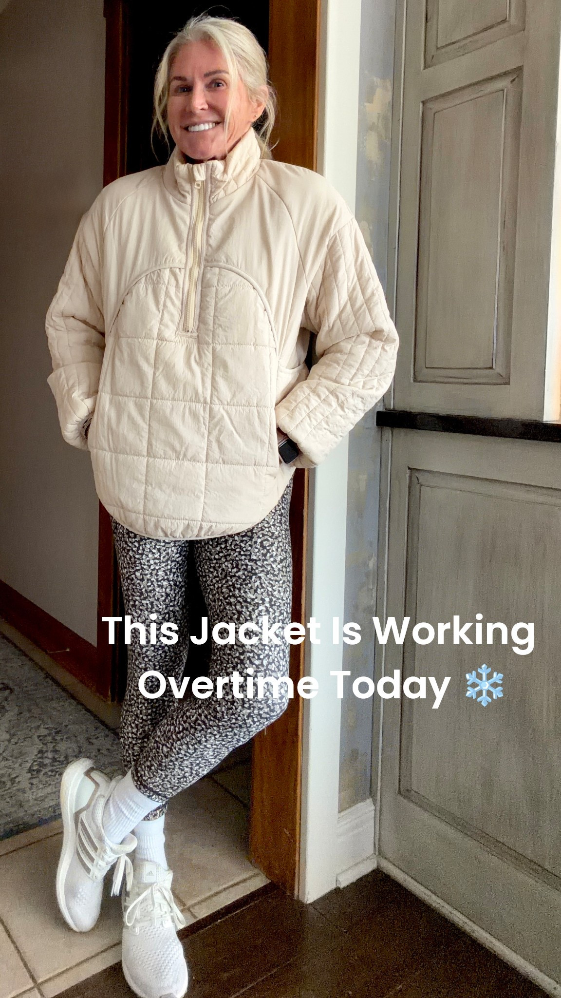 Cold Weather Amazon Find ❄️

Bitter cold in Kansas City today and this Amazon puffer is putting in WORK.

It’s a designer look-for-less, super cozy, and the neutral color literally goes with everything.

Linking the whole comfy look — leggings (print no longer available, but same style), socks, sneakers, and the jacket that’s saving me today.

#LTKActive #LTKootd #LTKSeasonal