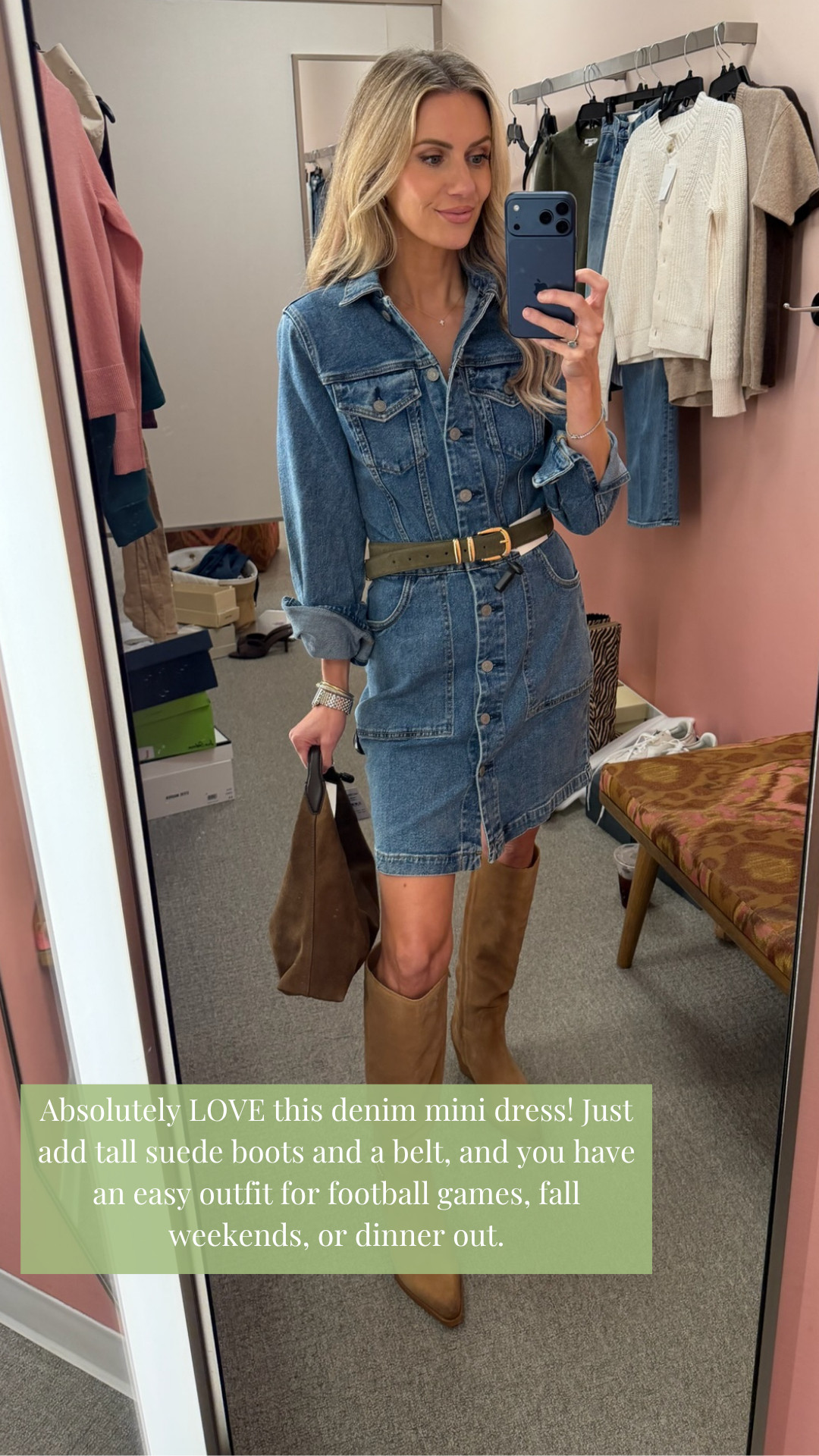The PERFECT fall dress! 

 #LTKgrwm #LTKootd #LTKmomlife