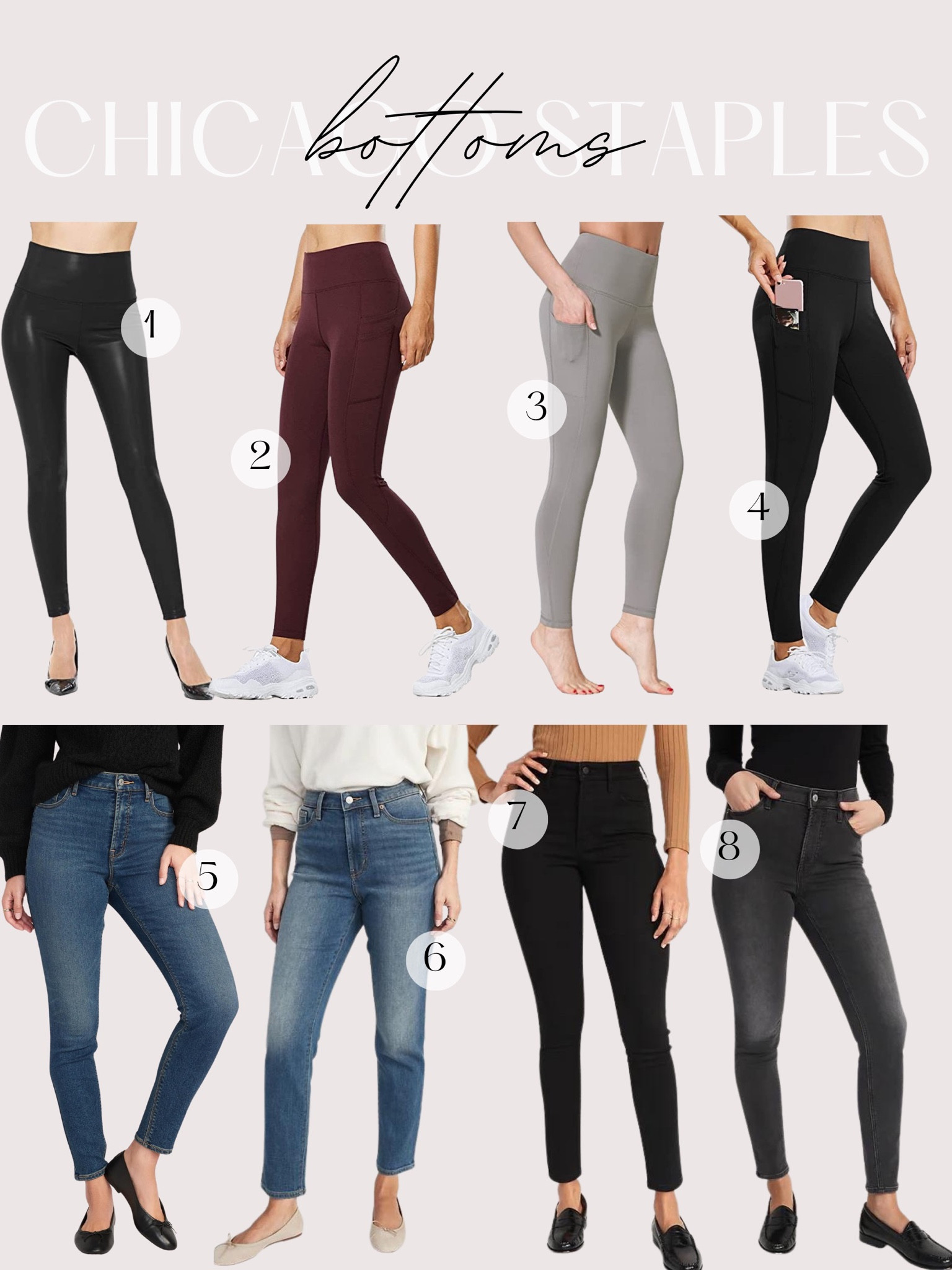 Chicago Staples Bottoms - Winter Weather Bottoms - Cold Weather Style - Warm Bottoms for Winter 

#LTKSeasonal #LTKHoliday #LTKstyletip