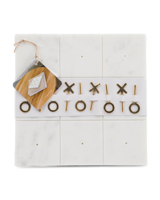 Marble Tic Tac Toe Set | TJ Maxx