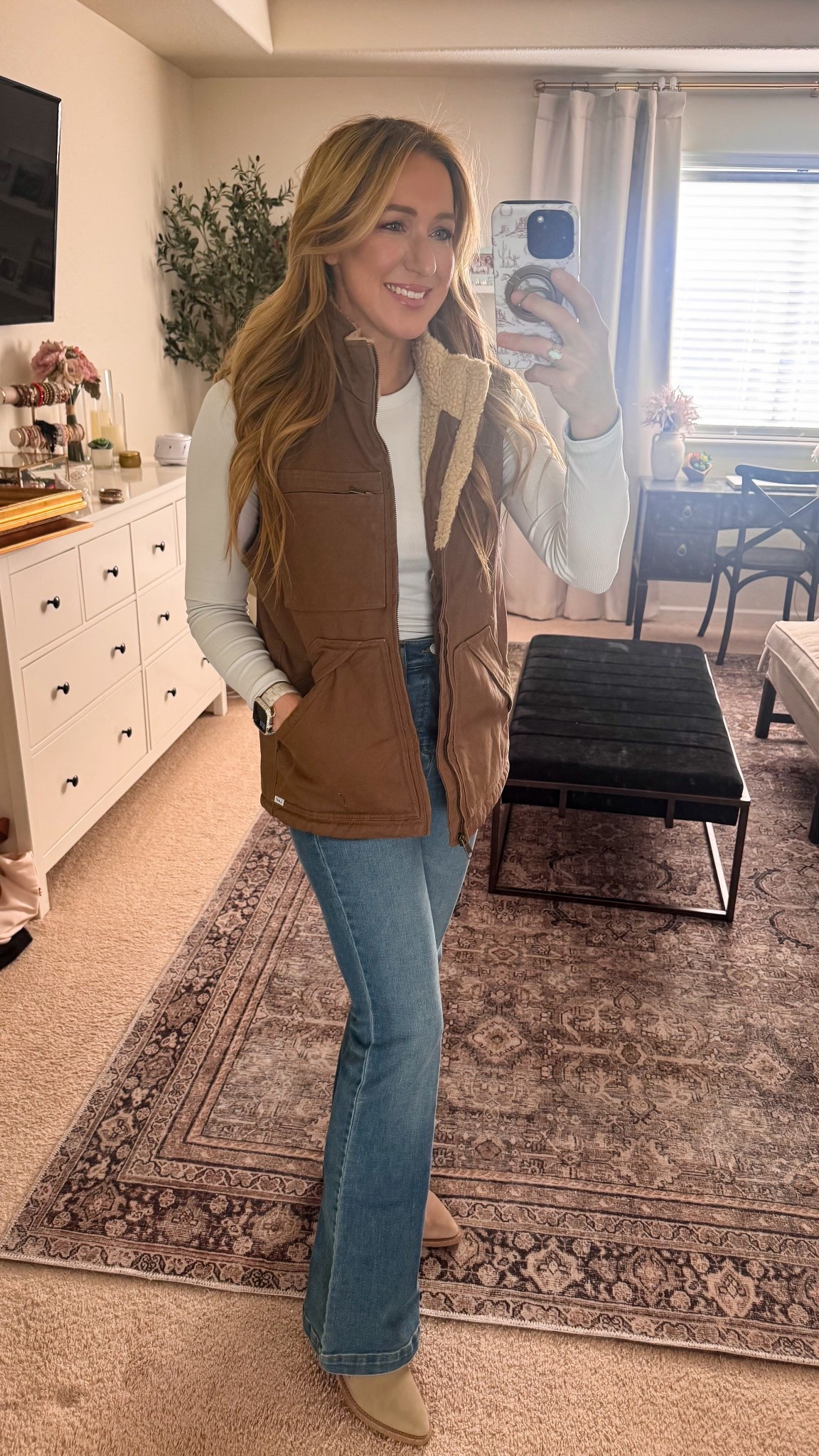 Entire outfit is from @samsclub and @walmart and the whole outfit is less and $60! 🤯

Vest small
Top medium
Jeans size 6

#LTKSeasonal #LTKFindsUnder50 #LTKOver40