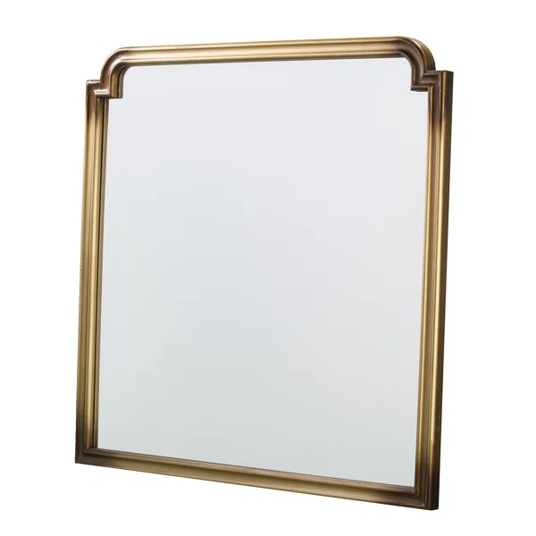 Hanriette Square Wood Wall Mirror | Wayfair North America