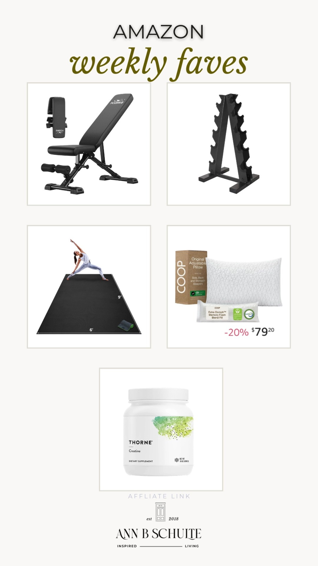 My top Amazon picks for this week! From workout gear to comfortable pillows, these items will enhance your fitness and sleep. Shop now for a better lifestyle! 💪🛌

#AmazonWeekly #Favorites #HealthAndWellness 

 #LTKActive