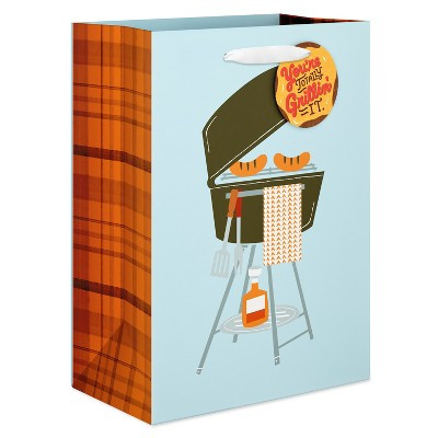 Large Father's Day Gift Bag, Grilling 1 Bag 13"x10" | Target