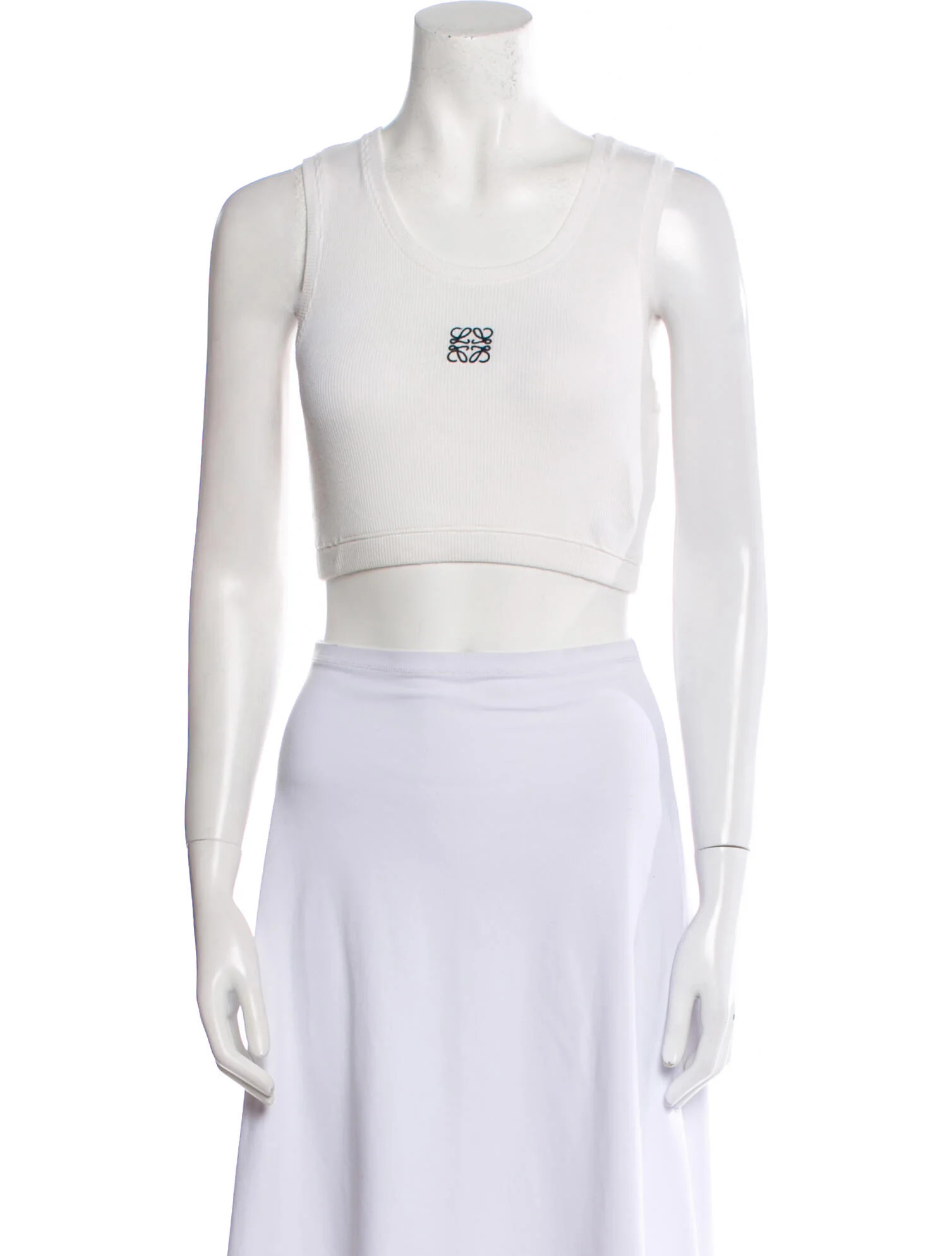 Scoop Neck Sleeveless Crop Top | The RealReal
