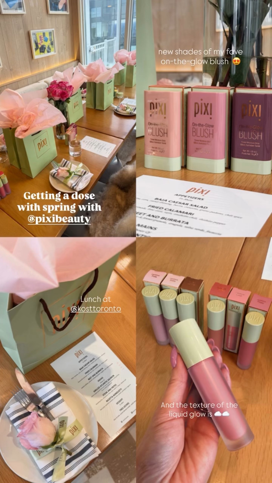 Pixi blush season 🌸
I’ve been loving both the Pixi On-the-Go Cream Blush and the new Liquid Glow Blush lately — easy, blendable formulas that give the skin a fresh, healthy flush. The cream stick is perfect for quick, everyday makeup, while the liquid glow blush adds that soft, luminous finish that feels so spring-ready.
Both are lightweight, wearable, and ideal if you love natural, glowy makeup that looks like skin. All shades linked here. ✨
#ltkbeauty #pixibeauty #creamblush #liquidblush #springmakeup #glowymakeup #everydaybeauty 