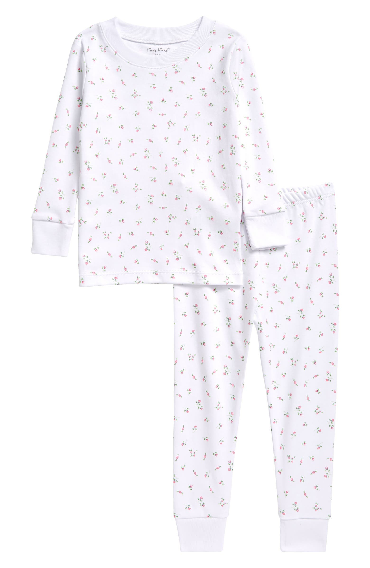 Garden Roses Fitted Two-Piece Pajamas | Nordstrom