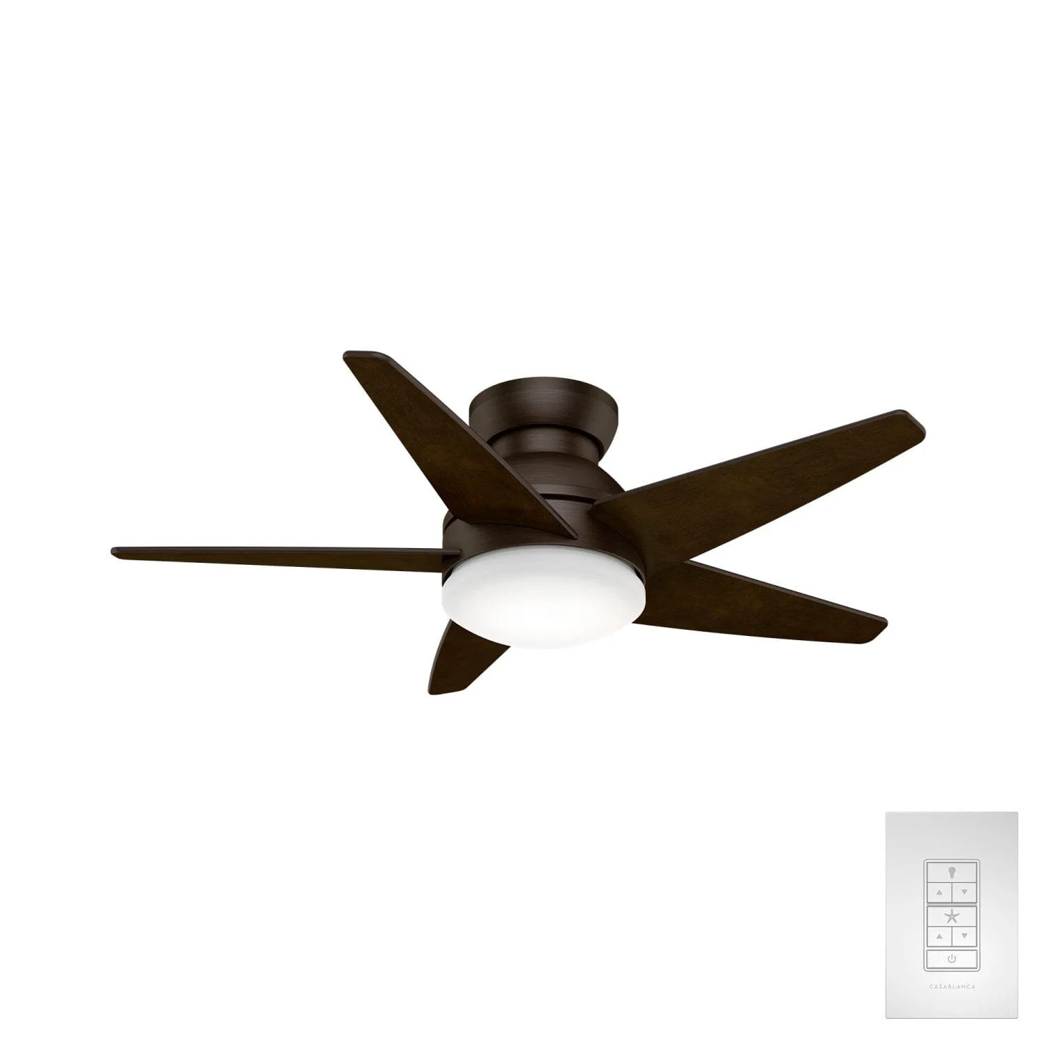 Isotope Low Profile with LED Light 44 inch Ceiling Fan | Hunter Fan Company