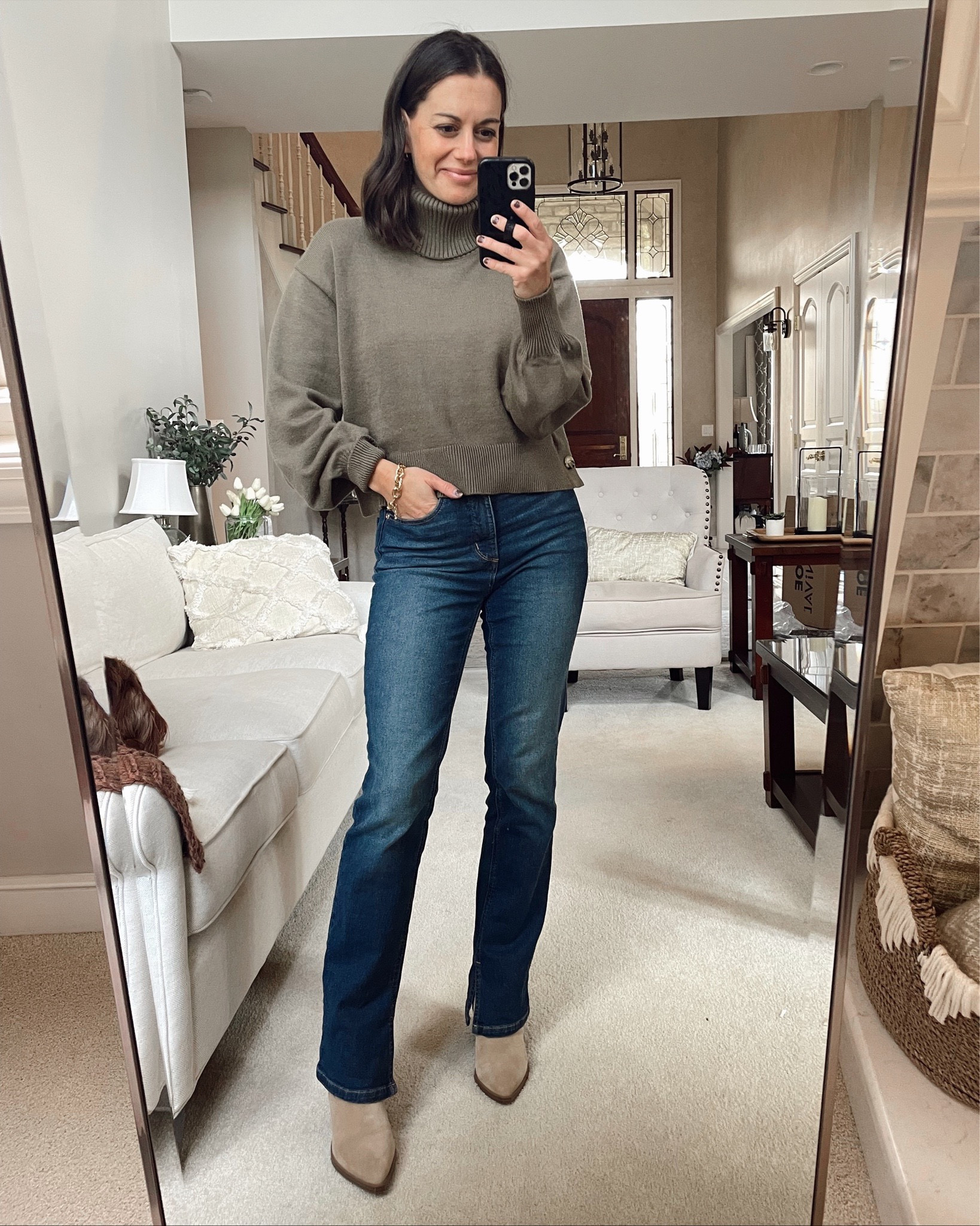 Amazon the drop sweater on crazy deal! Runs true to size - I’m wearing a small. 

Amazon fashion / amazon finds / fall style



#LTKfindsunder50 #LTKsalealert #LTKSeasonal