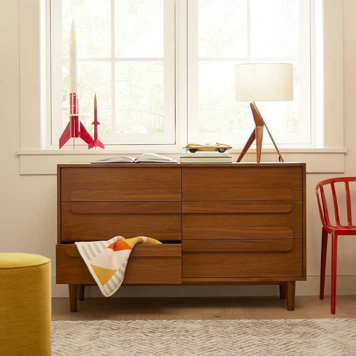 Gemini 6-Drawer Kids Dresser (56") | West Elm (US)