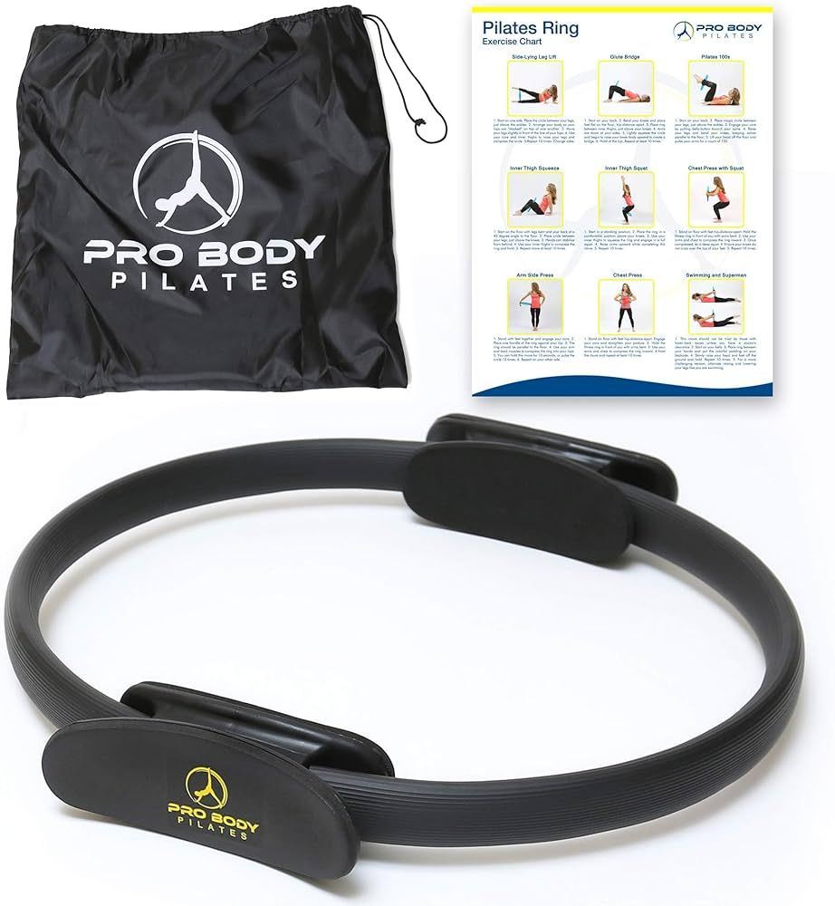 ProBody Pilates Ring Circle, Magic Circle Pilates Ring 14 Inch for Thigh Workout, Yoga Ring Thigh... | Amazon (US)
