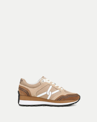 Veronica Beard Valentina Sport Sneaker Chestnut Ecru | Veronica Beard
