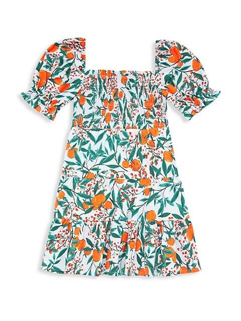 Little Girl's & Girl's Printed Cotton Dress | Saks Fifth Avenue