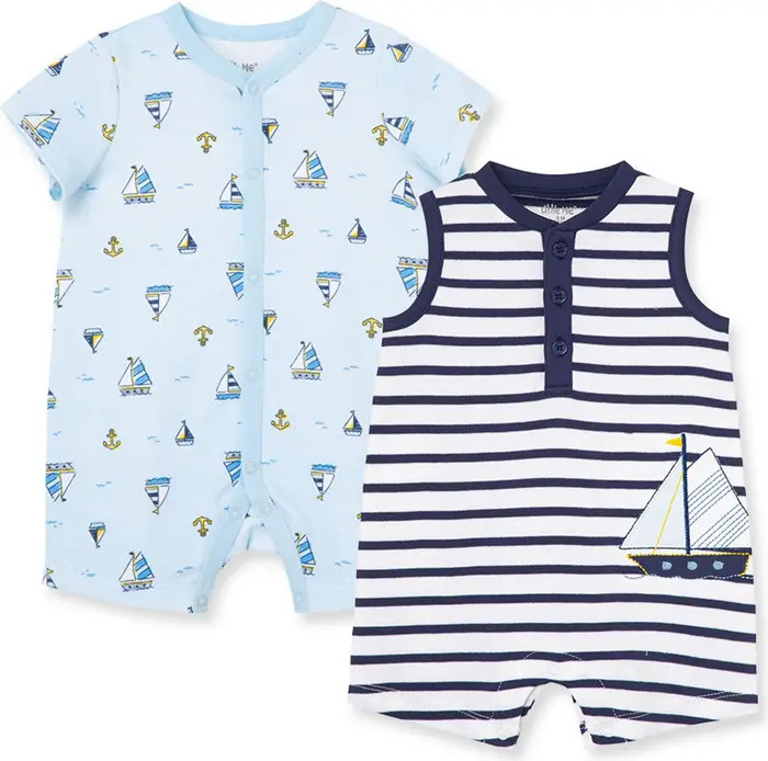 Little Me Yacht 2-Pack Rompers | Nordstromrack | Nordstrom Rack