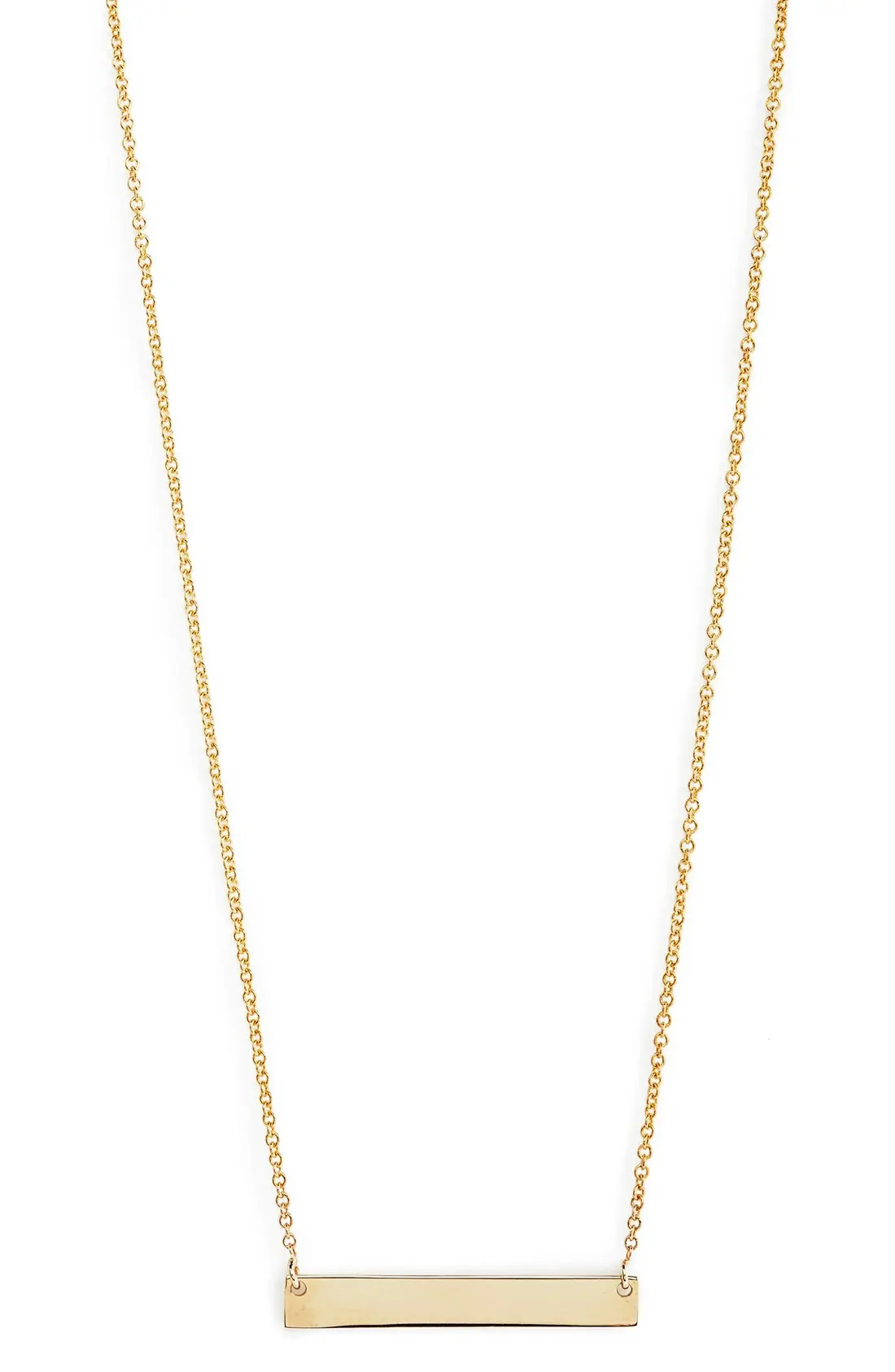 Bony Levy 14k Gold Bar Pendant Necklace (Nordstrom Exclusive) | Nordstrom