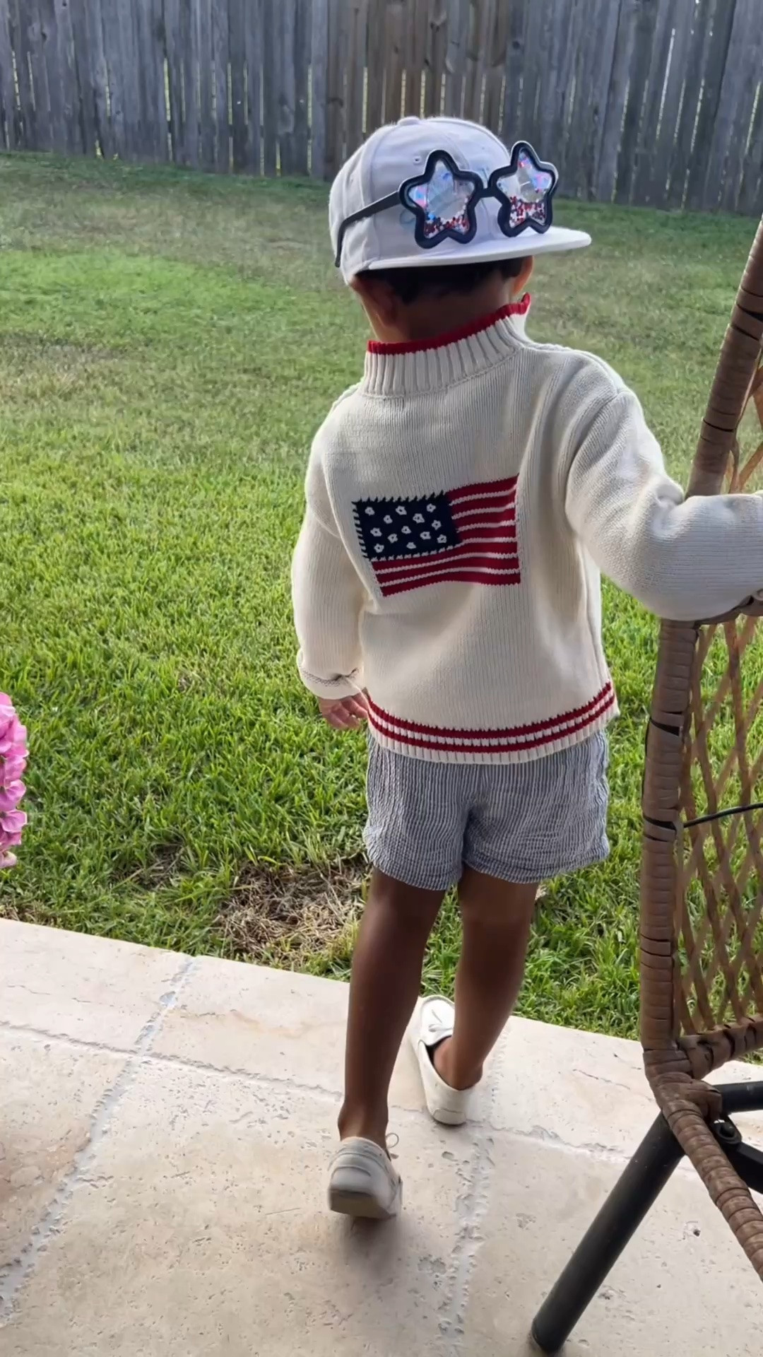 4th of july outfit, world cup outfit, sofia grange x amazom essentials, flag sweater, polo sweater

#LTKootd #LTKgrwm